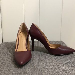 Banana Republic- Leather Wine Pumps